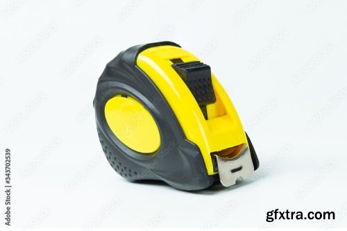 Tape Measure Isolated On White Background 10xJPEG