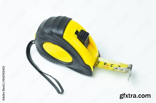 Tape Measure Isolated On White Background 10xJPEG