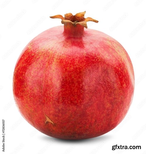 Pomegranate Isolated On A White Background 4 21xJPEG