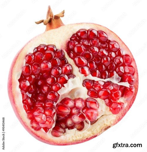 Pomegranate Isolated On A White Background 4 21xJPEG