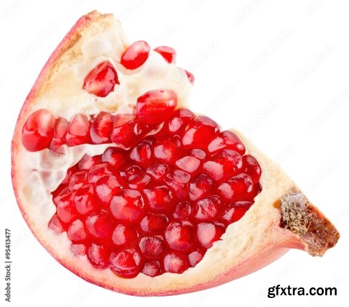 Pomegranate Isolated On A White Background 4 21xJPEG