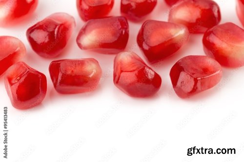 Pomegranate Isolated On A White Background 4 21xJPEG