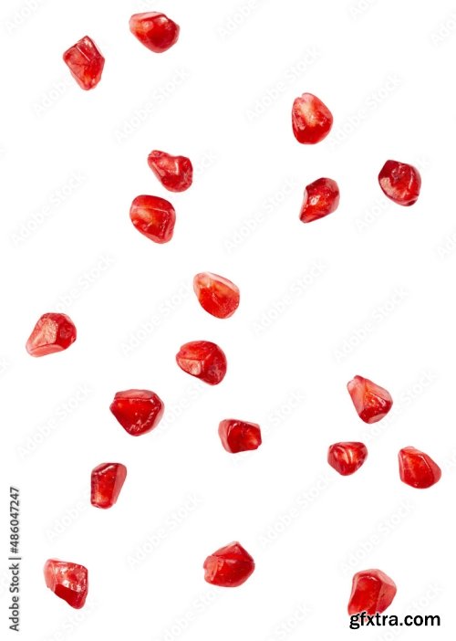 Pomegranate Isolated On A White Background 4 21xJPEG