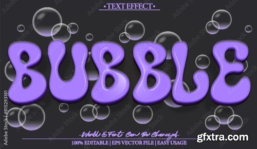 Vector Text Effect Editable Alphabet 7 20xAI