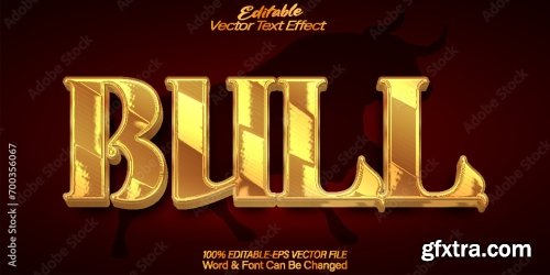 Vector Text Effect Editable Alphabet 7 20xAI