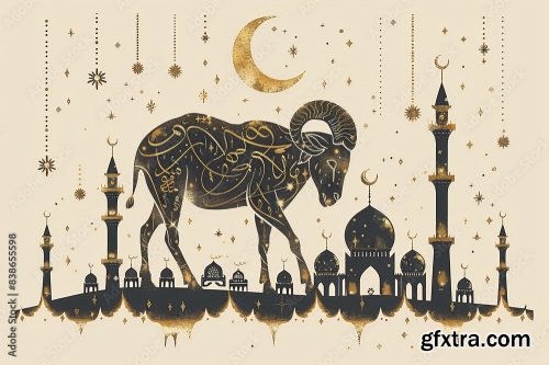 Eid Al Adha Mubarak 6xJPEG