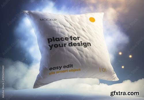 Pillow Mockup 6xPSD