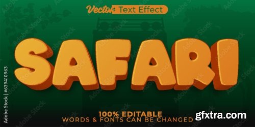 Vector Text Effect Editable Alphabet 39 25xAI