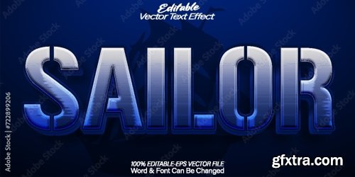 Vector Text Effect Editable Alphabet 39 25xAI