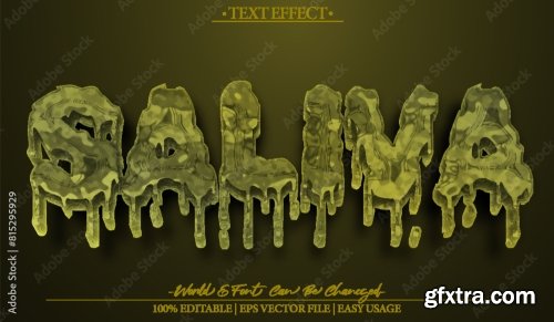 Vector Text Effect Editable Alphabet 39 25xAI