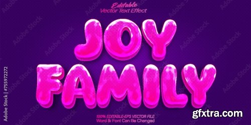 Vector Text Effect Editable Alphabet 27 25xAI