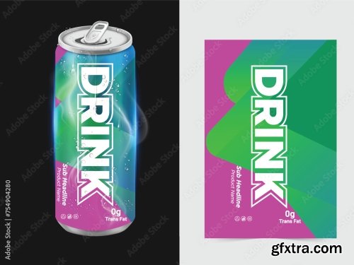 Drink Label Design 20xAI