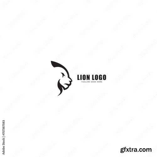 Lion King Logo Vector Template 6xAI