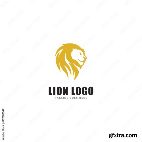 Lion King Logo Vector Template 6xAI