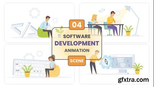 Videohive Software Development illustration Scene 52634193