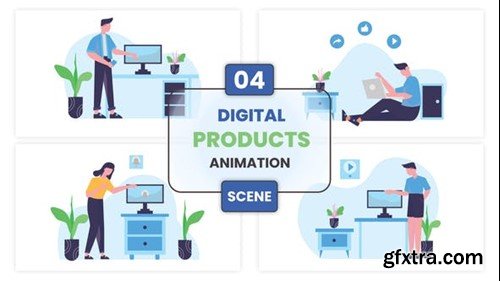 Videohive Manufacture Digital Products Concept Illustration Scene 52636209