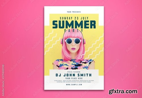 Music Dj And Nightclub Flyer 28 19xPSD