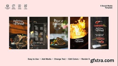 Videohive Steak Instagram Reels 52647816