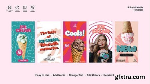 Videohive Ice Cream Instagram Reels 52647960