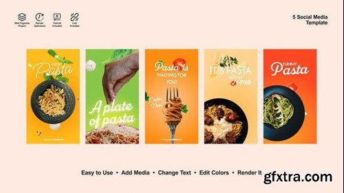 Videohive Pasta Instagram Stories 52647621