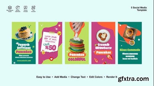 Videohive Pancake Instagram Stories 52646749