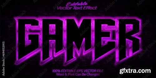 Vector Text Effect Editable Alphabet 21 20xAI