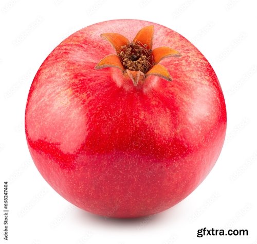 Pomegranate Isolated On A White Background 16xJPEG