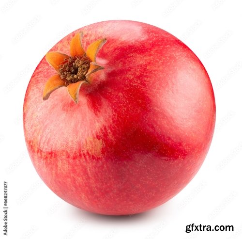 Pomegranate Isolated On A White Background 16xJPEG