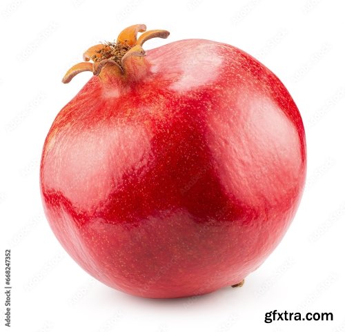 Pomegranate Isolated On A White Background 16xJPEG