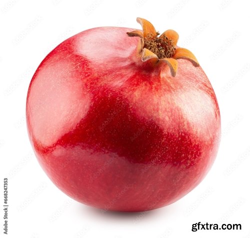 Pomegranate Isolated On A White Background 16xJPEG