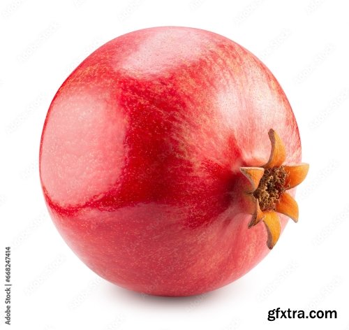 Pomegranate Isolated On A White Background 16xJPEG