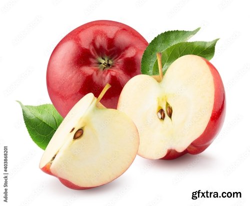 Red Apple Isolated On A White Background 3 18xJPEG