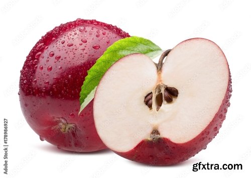 Red Apple Isolated On A White Background 3 18xJPEG