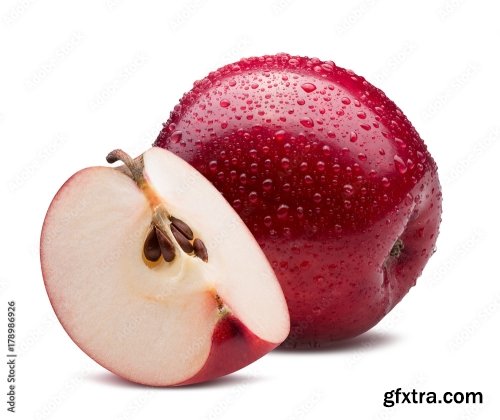 Red Apple Isolated On A White Background 3 18xJPEG