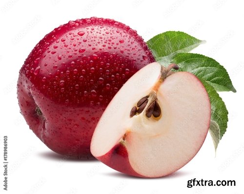 Red Apple Isolated On A White Background 3 18xJPEG