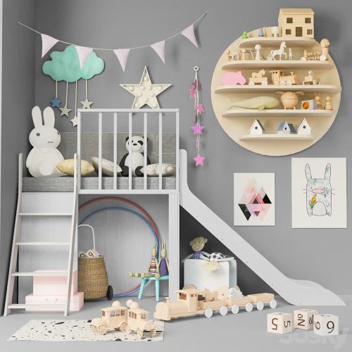 Children's room with toys and furniture for children 3