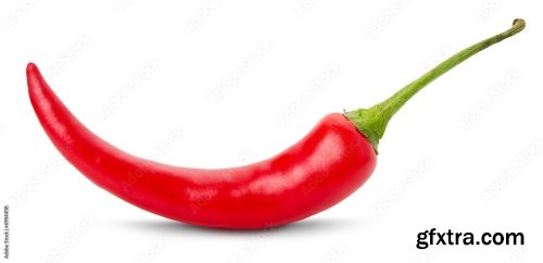 Chilly Pepper Isolated On A White Background 2 21xJPEG