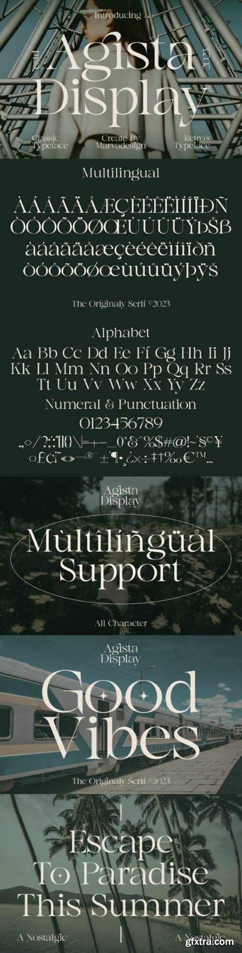 Agista Display Font
