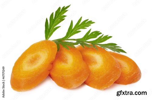 Carrot Isolated On A White Background 5xJPEG