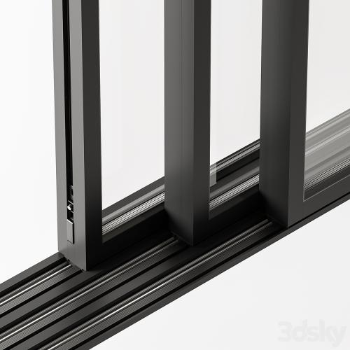 Sliding Metal Window - Windows Set 20