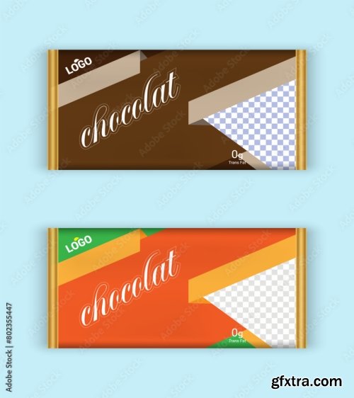 Chocolate Bar Packaging Set 17xAI