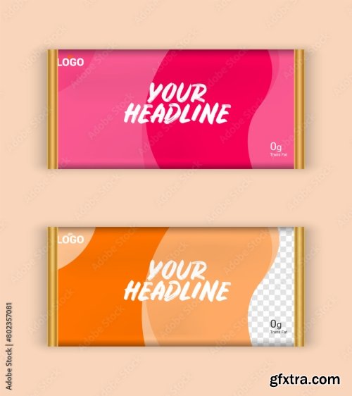 Chocolate Bar Packaging Set 17xAI