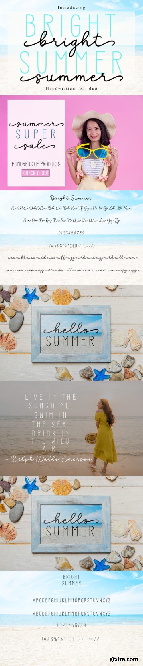 Bright Summer Duo Font