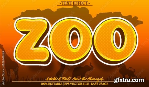 Vector Text Effect Editable Alphabet 53 14xAI