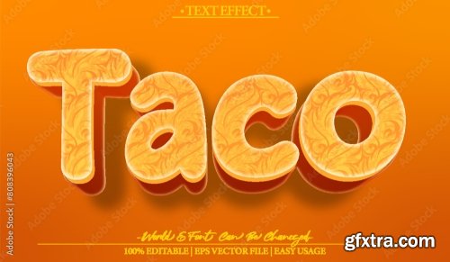 Vector Text Effect Editable Alphabet 47 21xAI