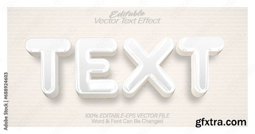 Vector Text Effect Editable Alphabet 47 21xAI