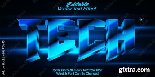 Vector Text Effect Editable Alphabet 47 21xAI