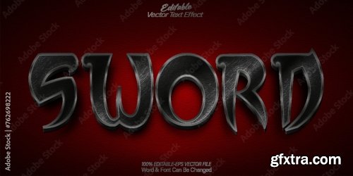 Vector Text Effect Editable Alphabet 47 21xAI