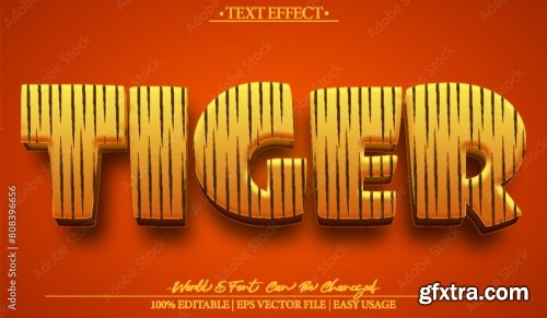 Vector Text Effect Editable Alphabet 47 21xAI