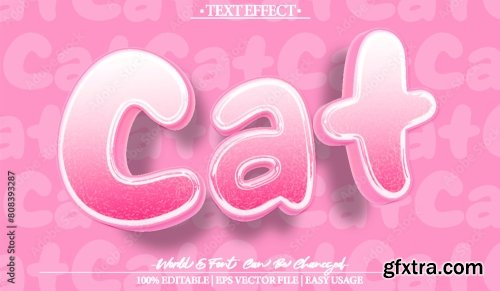 Vector Text Effect Editable Alphabet 9 20xAI